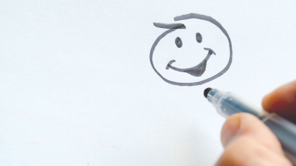 Drawing a smiley face