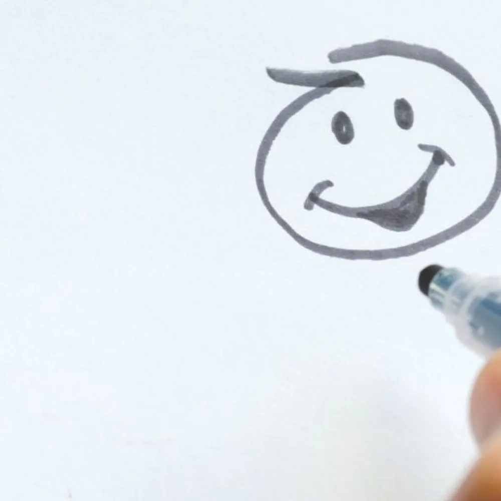 Drawing a smiley face